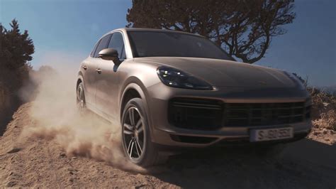 Porsche Cayenne Turbo Palladium Metallic Driving Footage Youtube