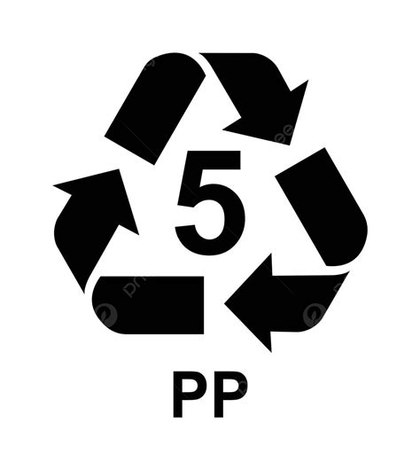 Vector Illustration Of Plastic Recycling Symbols As Icon Pp, 60% OFF