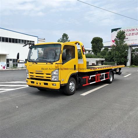 Dongfeng Faw Brand Jepan Isuzu T T Flatbed Wrecker Towing Tow Truck