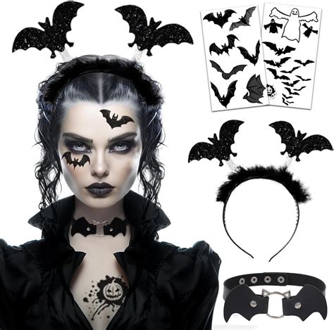 Luckeey Fledermaus Haarreif Damen Halloween Haarreif Erwachsene Kinder