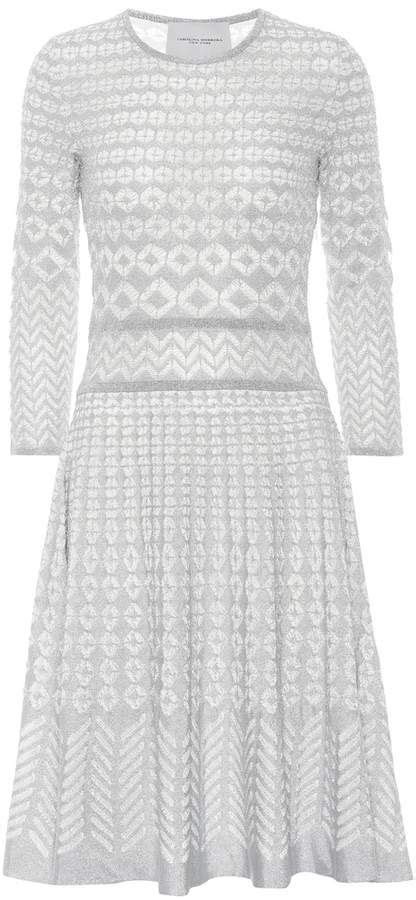 Carolina Herrera Long Sleeved Knitted Dress