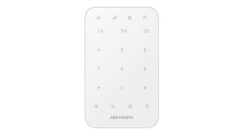 Teclado Inalambrico Para Alarma Hikvision Ax Pro Led Mhz Ds Pk E Wb