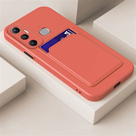 For Infinix Hot With Fingerprints Skin Feel Card Contrast Color