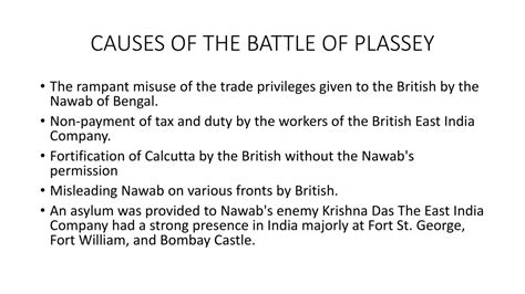 Ppt Battle Of Plassey Powerpoint Presentation Free Download Id 10579499