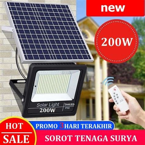 LAMPU LED TENAGA MATAHARI LAMPU SOROT Tenaga Surya LAMPU SOROT SOLAR