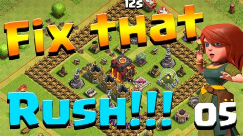 Clash Of Clans Lets Fix This Rush Ep5 Max Archers Army Camp