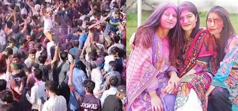 Anger Netizens React To Quaid E Azam University Holi Celebration