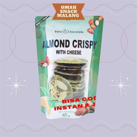 Jual SNACK KUE KERING ALMOND CRISPY WITH CHEESE COKELAT VANILA RED