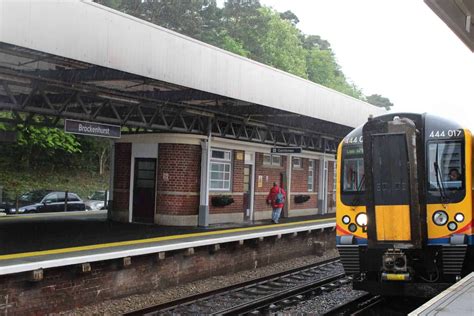 Passengers evacuated at Brockenhurst station as train catches fire