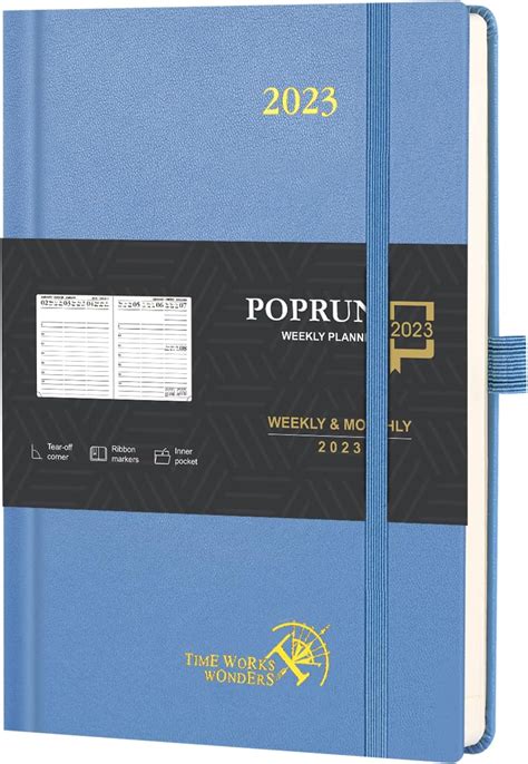 POPRUN Kalender 2023 Wochenplaner 22 X 16 5 Cm Jan 2023 Dez 2023