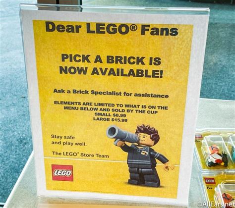 Pick a Brick is BACK (With Modifications) at the LEGO Store in Disney ...