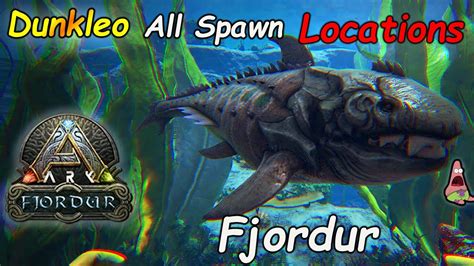 Ark Fjordur Dunkleosteus Spawn Locations And Dunkleo Spawns Ark