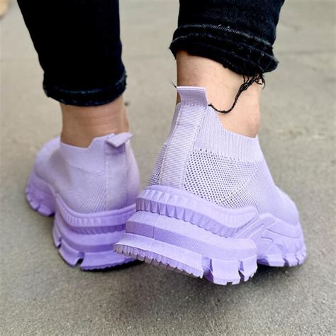 Дамски лилави маратонки - Bella - Purple | ModerniObuvki.com - Дамски и ...
