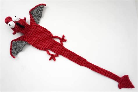 Amigurumi Dragon Bookmark Crochet Pattern