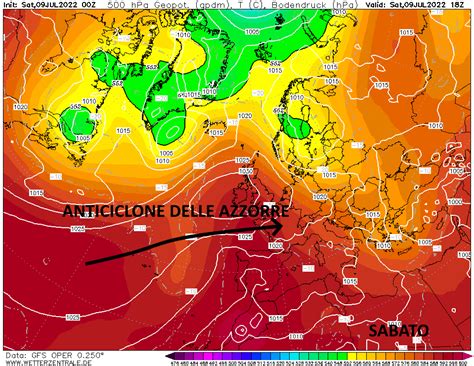 Fine Settimana Con Anticiclone Delle Azzorre Arezzo Meteo