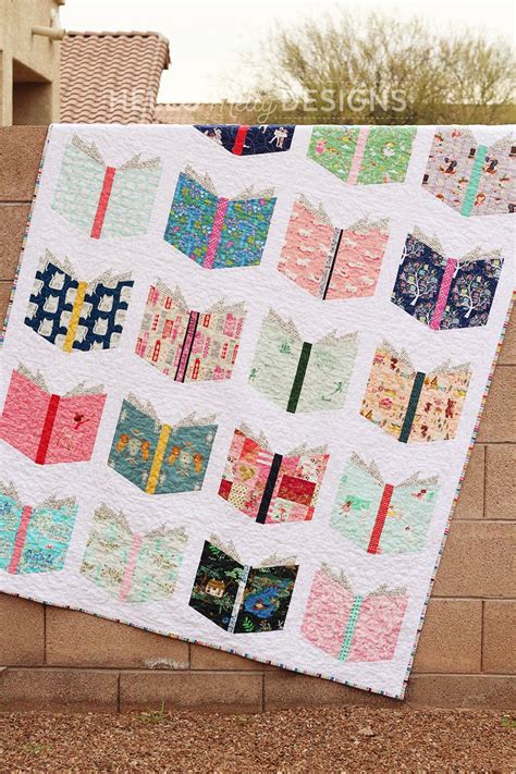 Book Nerd Quilt Book Quilt Quilt Pattern Book Quilt Patterns