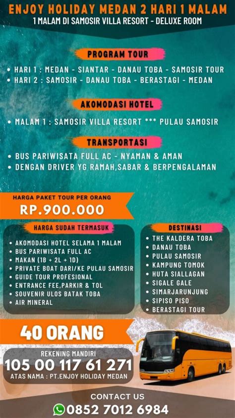 Paket Wisata Medan Danau Toba 2 Hari 1 Malam TOUR DANAU TOBA MURAH