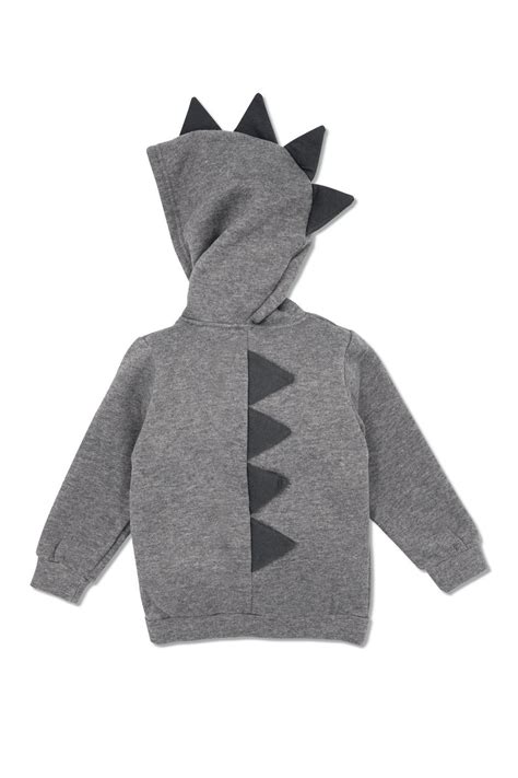 Smoke Dino Hoodie Childrens Dinosaur Spike Hoodie Two Etsy