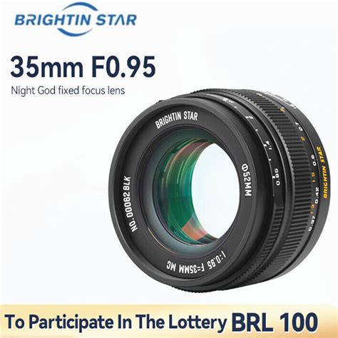 Brightin Star 35mm F0 95 Aps C Large Aperture Mf Lens For Canon Sony