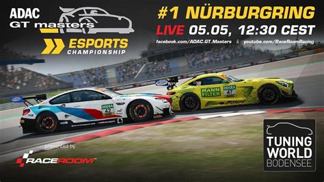 RaceRoom ADAC GT Masters Esports Final R1 Nürburgring YouTube