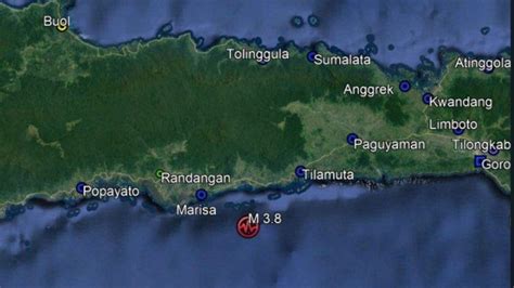 Gempa Dalam Jam Di Teluk Tomini Gorontalo Rabu Februari M