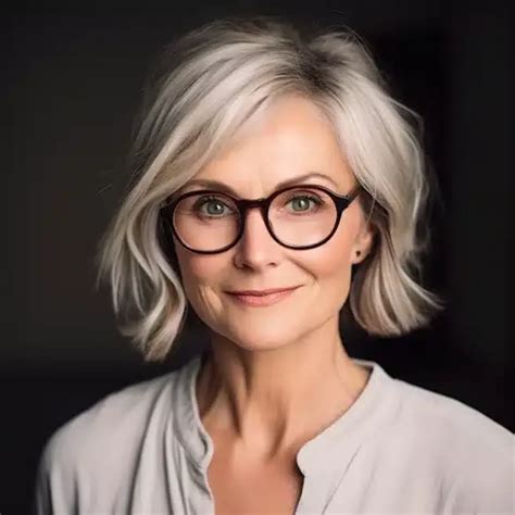 35 Flattering Hairstyles For Women Over 70 With Glasses Hairstyles