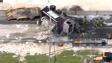 One Hurt In Fiery Rollover Crash On Turnpike In Southwest Miami Dade Nbc 6 South Florida