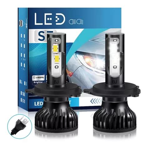 Kit De Faros Led Para Coche H H Lm Luz Alta Y Baja Meses