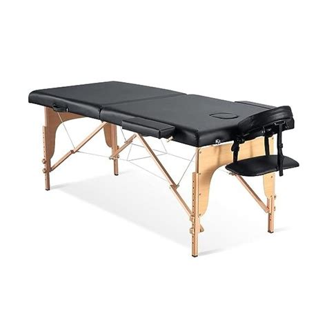 Chrun Table De Massage Pliante Wooden Professionnelle 2 Section Cos