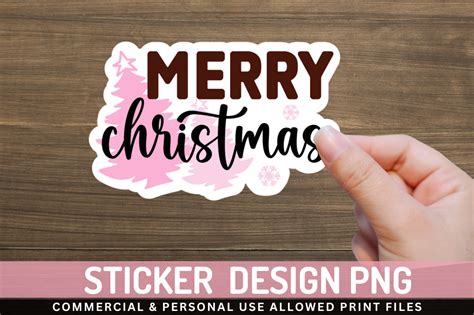 Merry Christmasstickers Png Design Graphic By Regulrcrative · Creative