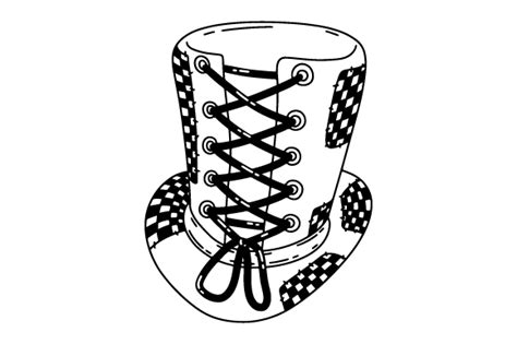 Steampunk Checkered Top Hat Svg Cut File By Creative Fabrica Crafts