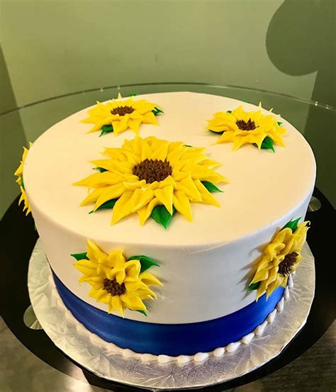 Sunflower Theme Cake Best Flower Site