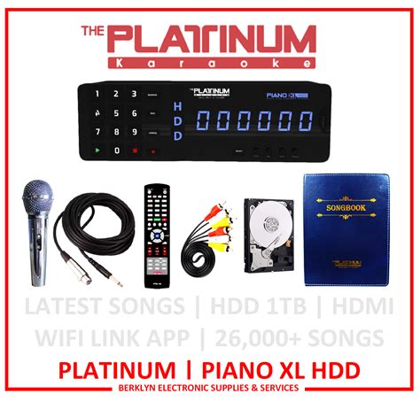 Platinum Piano XL HDD Karaoke Player HDMI 1TB HARDISK Latest