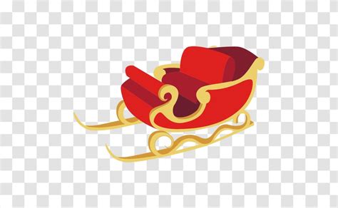 Ded Moroz Santa Claus Reindeer Sled Christmas Sleigh Transparent PNG