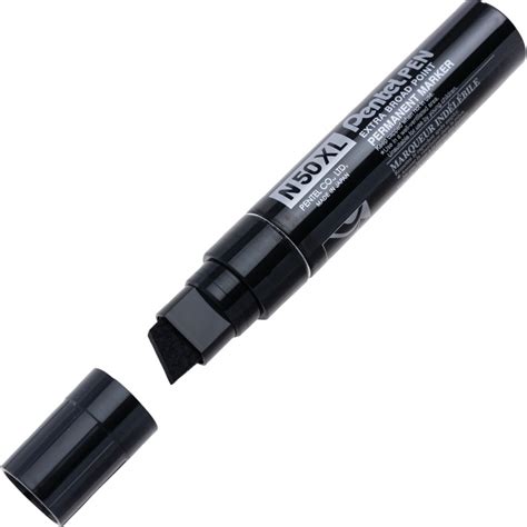 Pentel N50xl Extra Broad Point Permanent Marker Black