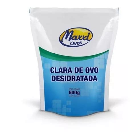 Clara De Ovo Albumina 500g Sem Sabor Maxxi Ovos Parcelamento Sem