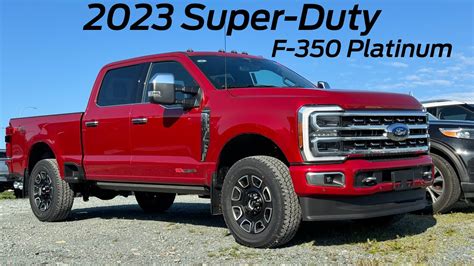 2023 Ford F 350 Platinum Whigh Output Powerstroke Review And