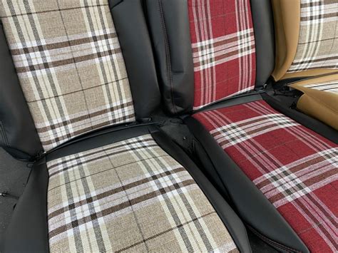 Upgrade Your Miata Nc With Racing Plaid Tartan Seat Covers