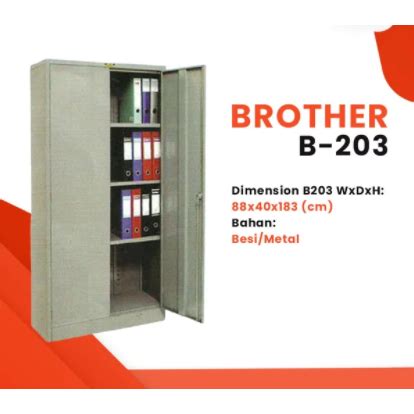 Jual Lemari Arsip Besi Brother B203 2 Pintu Ayun Lemari File B 203