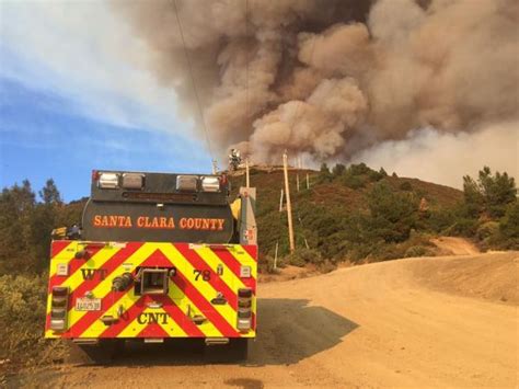 Loma Fire Wildfire In Santa Cruz Mountains Grows To 2250 Acres