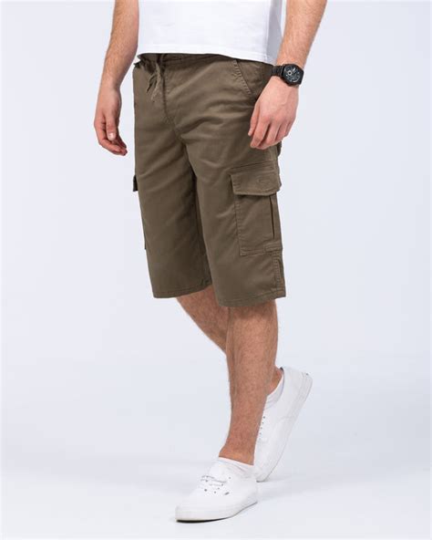 2t Mateo Tall Mens Extra Long Cargo Shorts Khaki 13 15 Inch Inseam Tall Mens Clothing