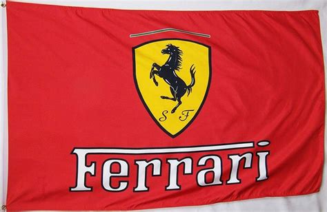 FERRARI Flag Car Banner Auto Racing Motorsport Logo | Motorsport logo ...