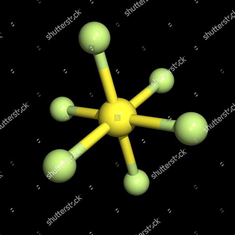 Sulfur Hexafluoride Molecule Sulfur Hexafluoride Strongest Editorial ...