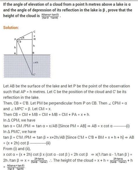 Angle Of Elevation And Depression Word Problems Worksheet Worksheet