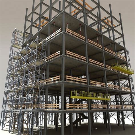 Amazing Scaffold D Model Free Mockup