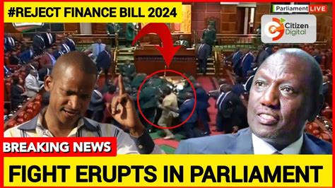 Breaking Fight Erupts In Parliament Again Azimio Mps Storms Out