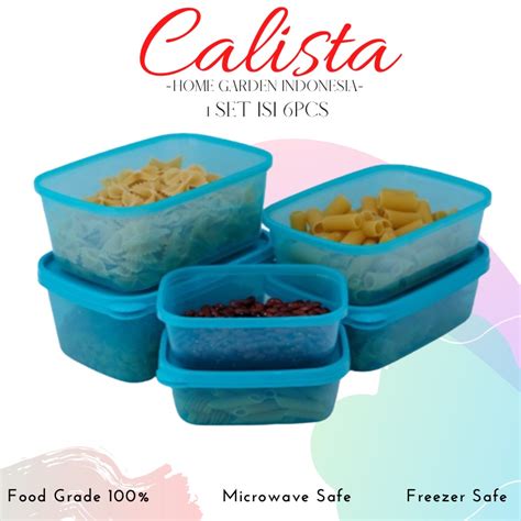 Jual TOPLES PLASTIK CALISTA SET TEMPAT KOTAK PENYIMPAN MAKANAN BUMBU