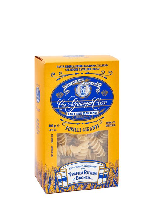 N Fusilli Giganti Pastificio Cav Giuseppe Cocco Pasta Cocco