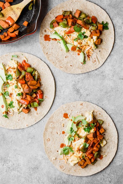 Freezer Breakfast Burritos That Are Both Packed With Nutritious Veggies