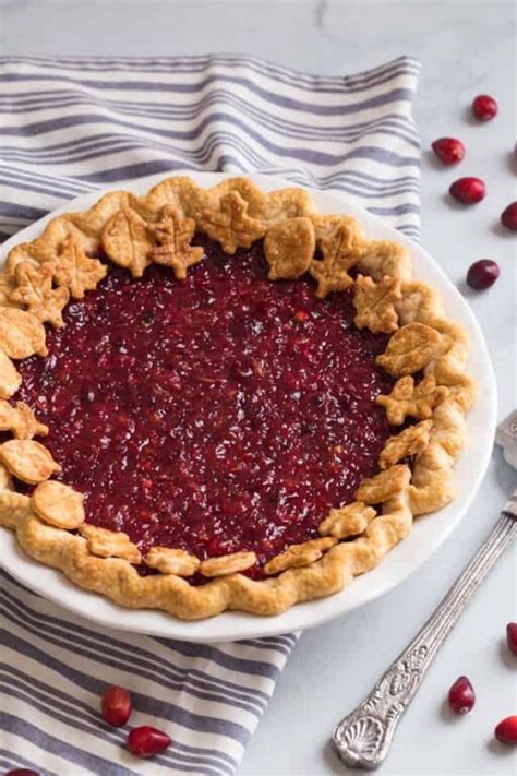 Cranberry Pie Recipe With Fresh Cranberries Baked By An Introvert